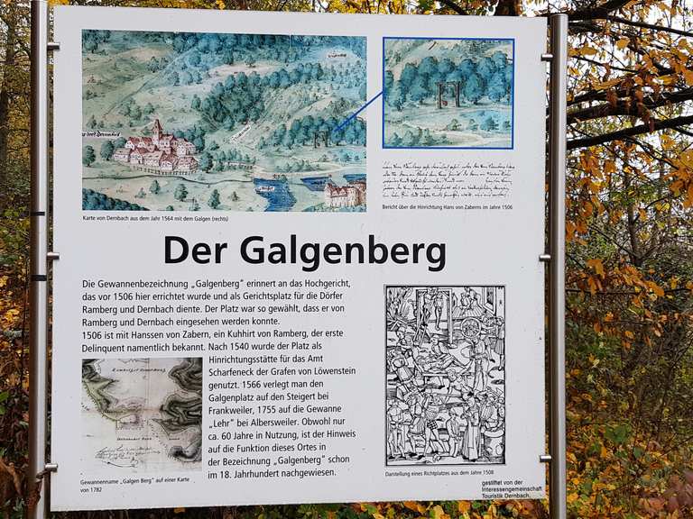 Galgenberg (Ort einer ehem. Hinrichtungsstätte) Wanderungen und