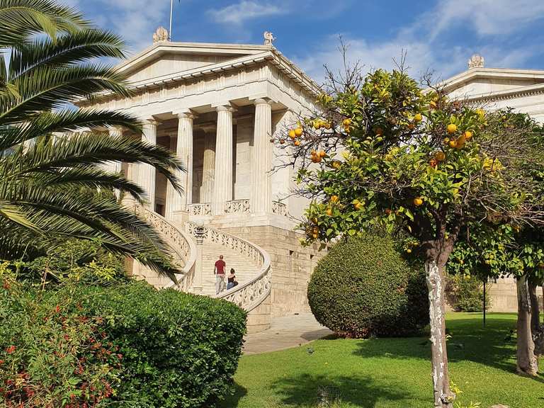 The National Library of Greece Wanderungen und Rundwege komoot