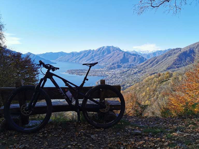 Aussicht über Lago Maggiore Radtouren und Radwege komoot
