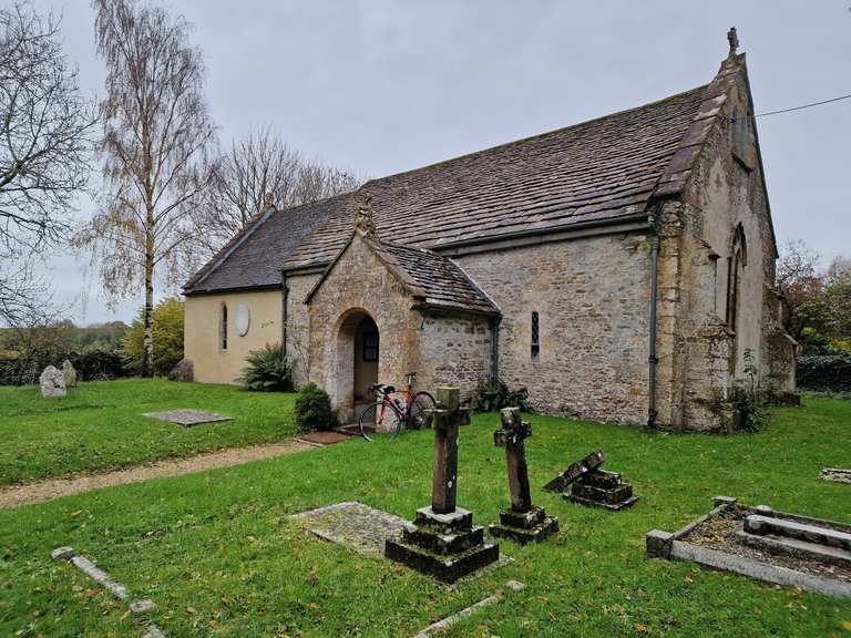 Sutton Bingham Reservoir C12th Norman Church Rondje Vanuit Preston