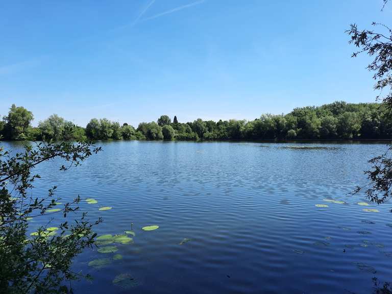 Arnumer See hinter Wilkenburg Großer Hemminger Teich Runde von