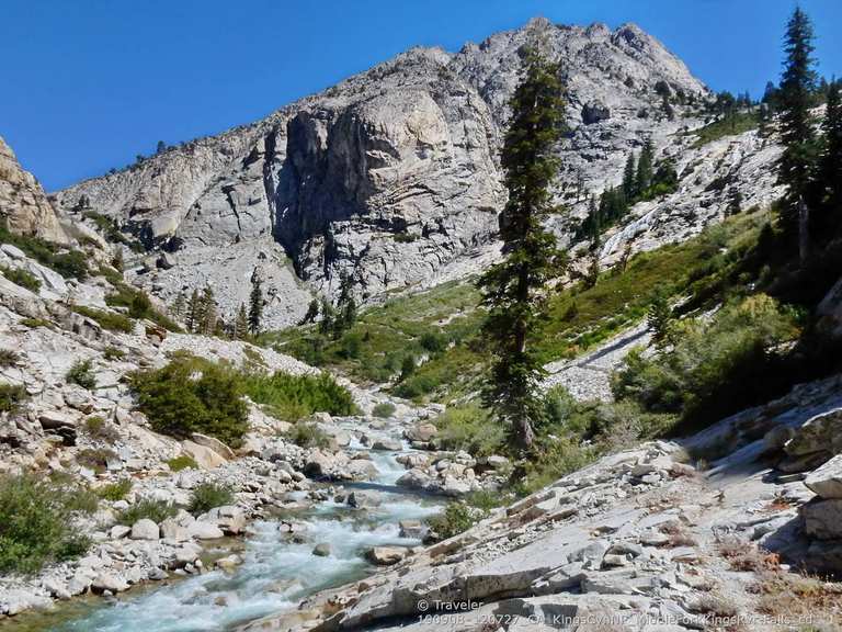 Upper Middle Fork Kings River Routes for Walking and Hiking Komoot