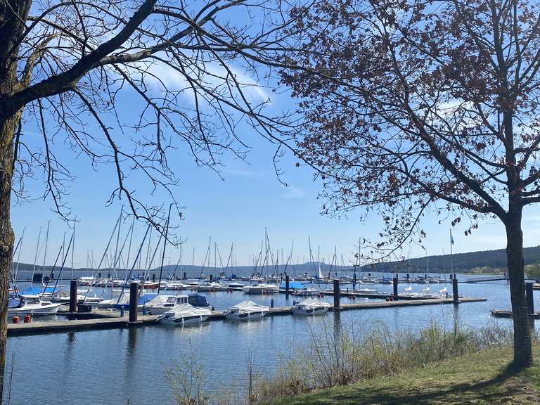 der Hafen am großen Brombachsee Mountain Bike Trails & Tracks Komoot