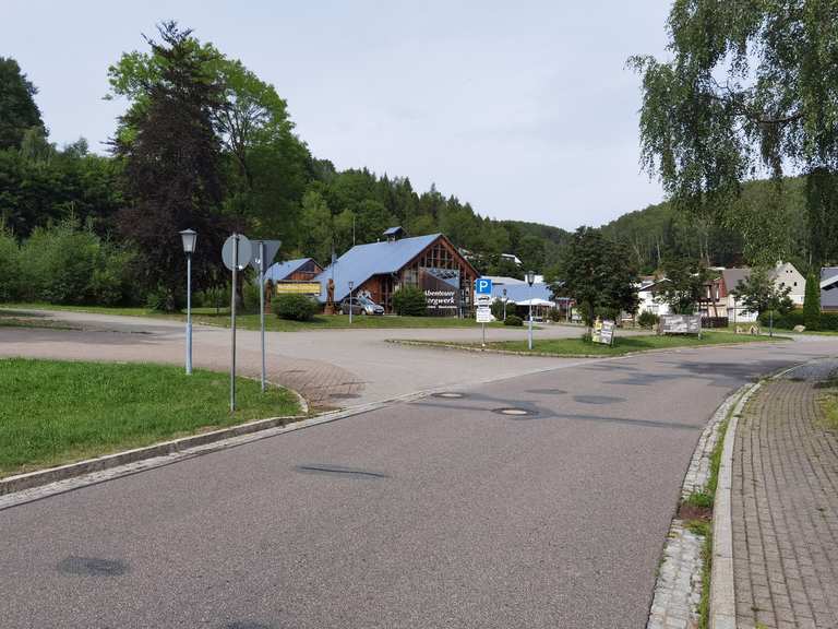 Abfahrt von Deutscheinsiedel nach Oberlochmühle: Rennradfahren und ...