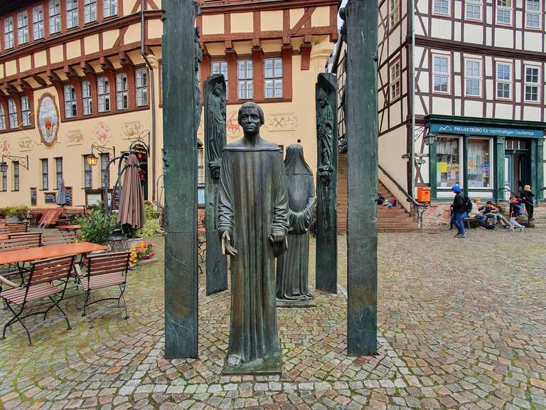 Thomas-Müntzer-Denkmal: Wanderungen und Rundwege | komoot