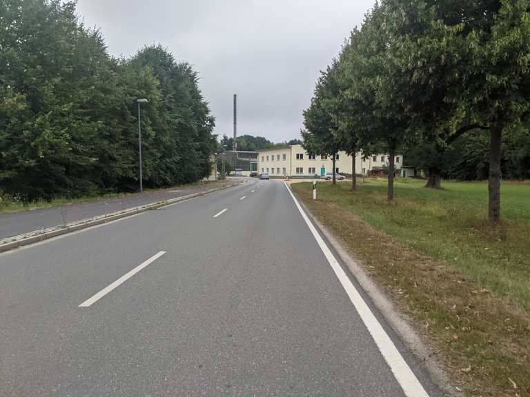 Through the sch pstal holtendorf girbigsdorf road cycle routes and