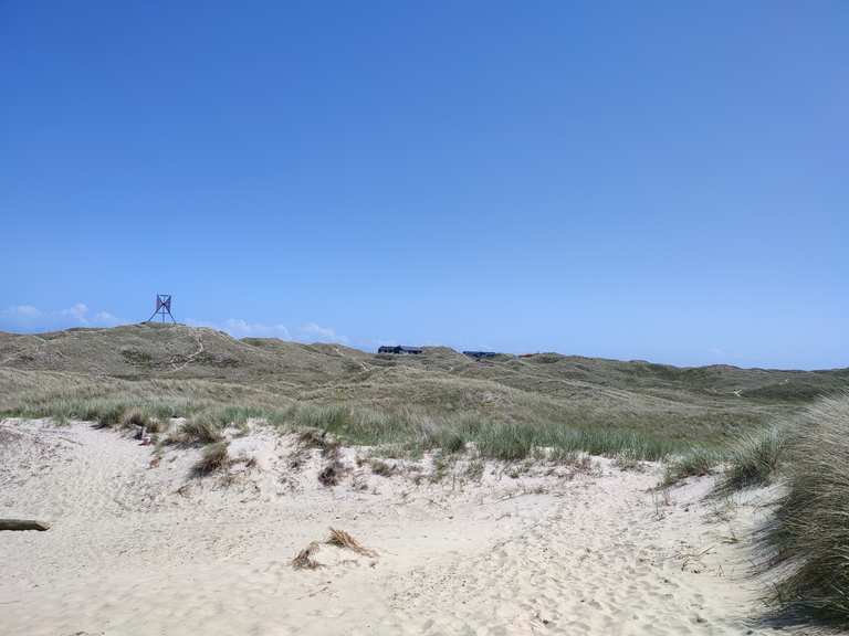 Flacher Dünenweg zum Strand Wanderungen und Rundwege komoot