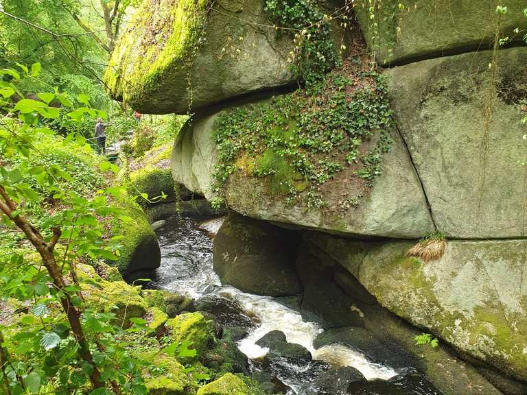 Le Gouffre Huelgoat Foret loop from Huelgoat hike Komoot