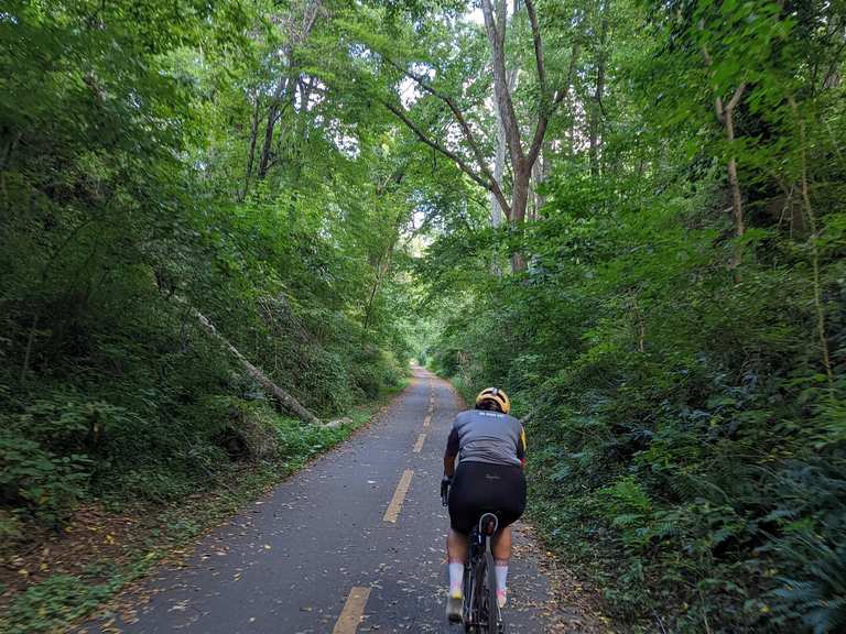 Crooked Run Central Brewing Mtb trail Loop from Herndon bike Tour