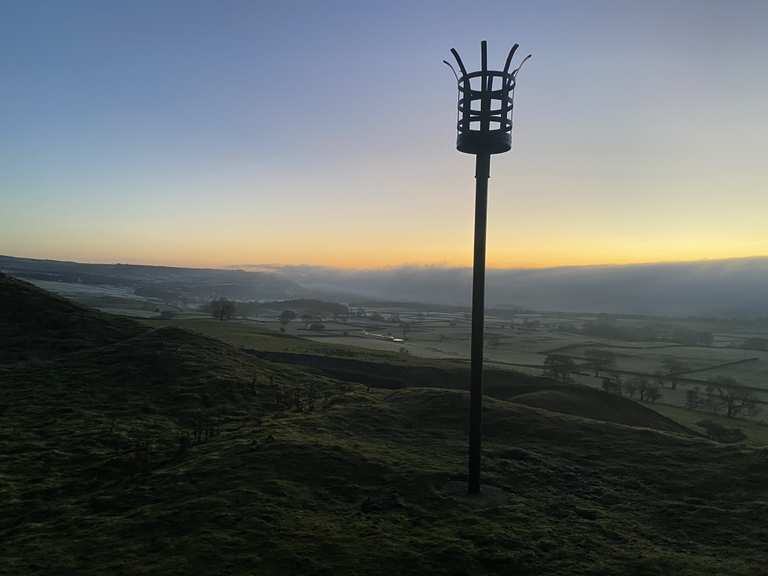 Boucle de West Bolton et du Platinum Jubilee Beacon depuis Castle