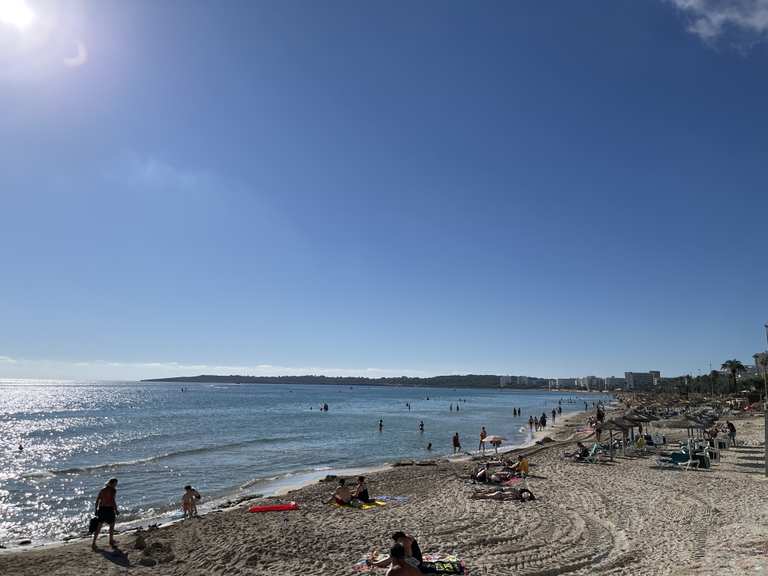 Gipfel des Na Penyal – Promenade Cala Millor Runde von sa Coma ...