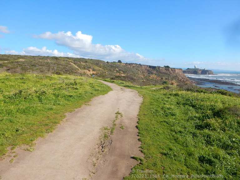 Pillar Point Bluff Trail Road Cycle Routes and Map | Komoot