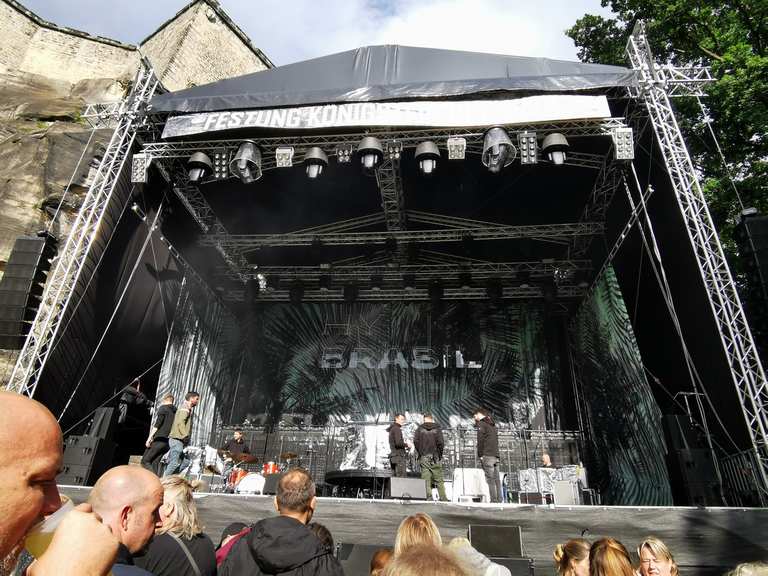 Festung Königstein Open Air Wanderungen und Rundwege komoot