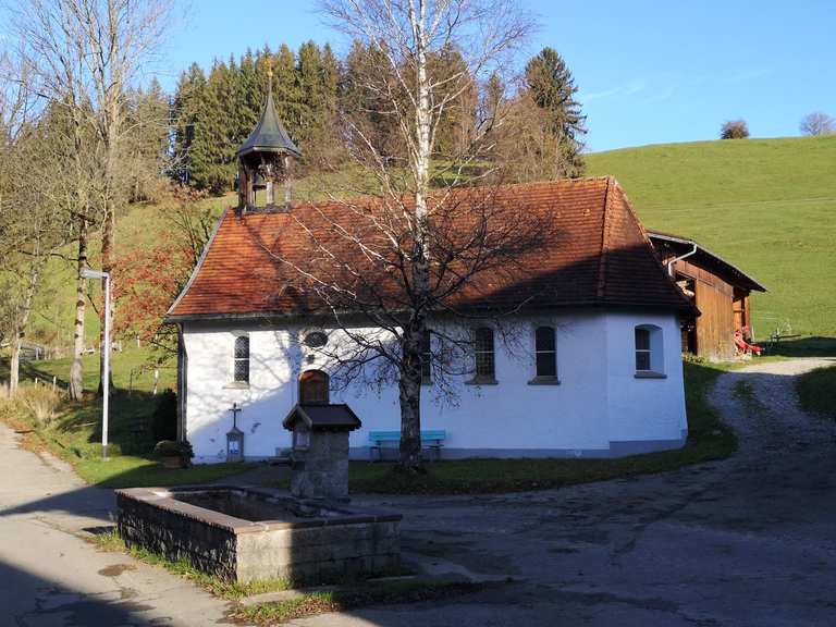 Kogel Weiher – Kapelle St. Rasso Runde von Pfronten-Weißbach ...