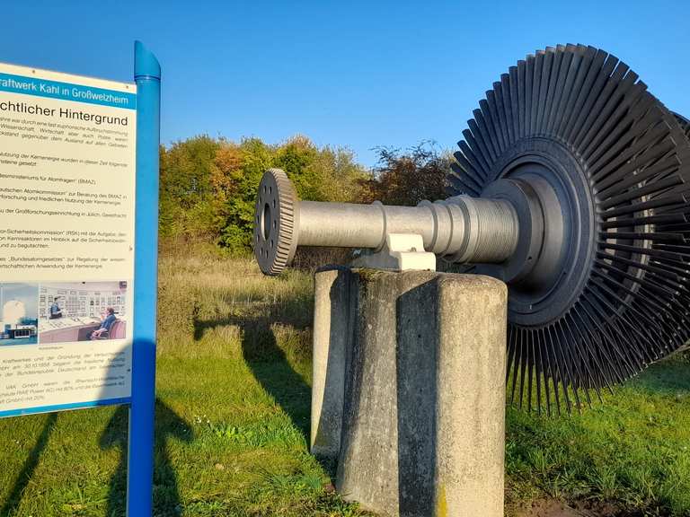 Denkmal ehemaliges Kernkraftwerk Kahl am Main: Wanderungen und Rundwege ...