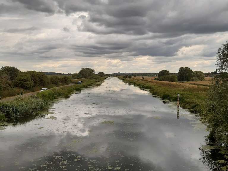 From Lincoln to Woodhall Spa loop — Water Railway Cycle Route bike