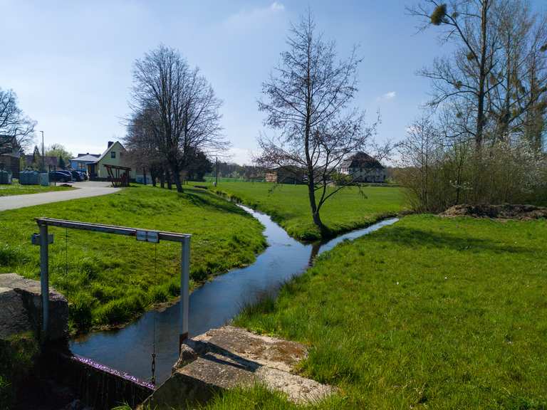 ⬜🟩⬜ Parthe Wanderweg Wanderungen und Rundwege komoot