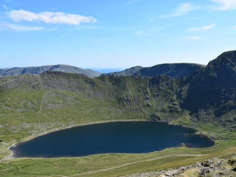 Striding Edge, Helvellyn & Swirral Edge loop from Glenridding — Lake ...