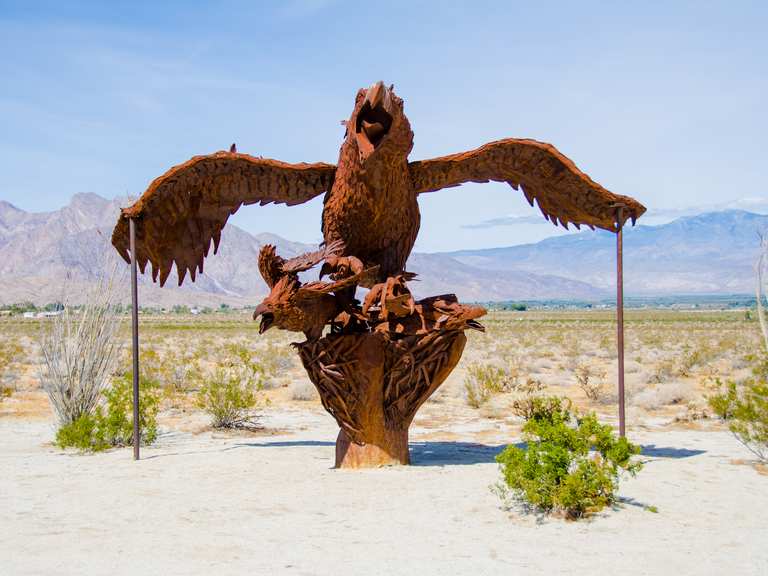 Sculptures Walk Anza Borrego State Park Caminata Komoot
