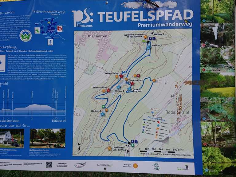 Wanderparkplatz Teufelspfad Wanderungen und Rundwege komoot