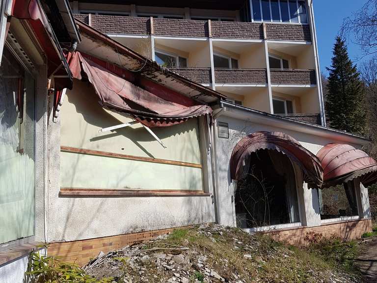 LostPlace Kurhotel am Wiesenbeker Teich Wanderungen und Rundwege komoot