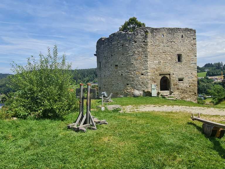 Burgruine Waxenberg Wanderungen und Rundwege komoot