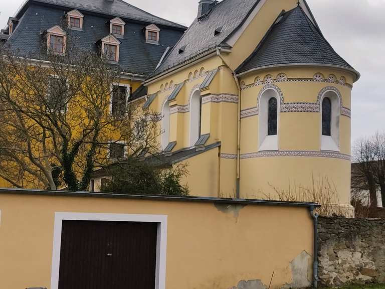 Schloss Räckelwitz mit Schlosskapelle Wanderungen und Rundwege komoot