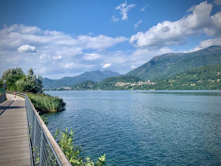 Lago di Caldonazzo Lago di Caldonazzo Runde von San Cristoforo al