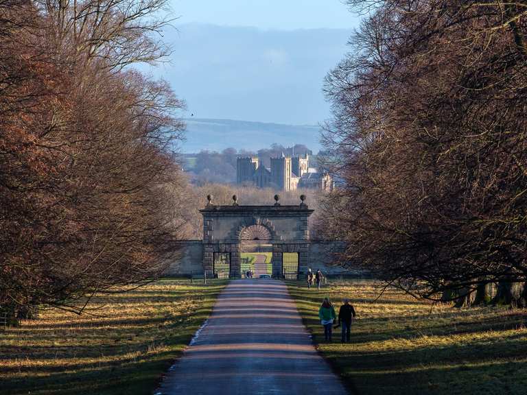Fountains Abbey & Studley Park loop from Ripon Nidderdale AONB road ride Komoot