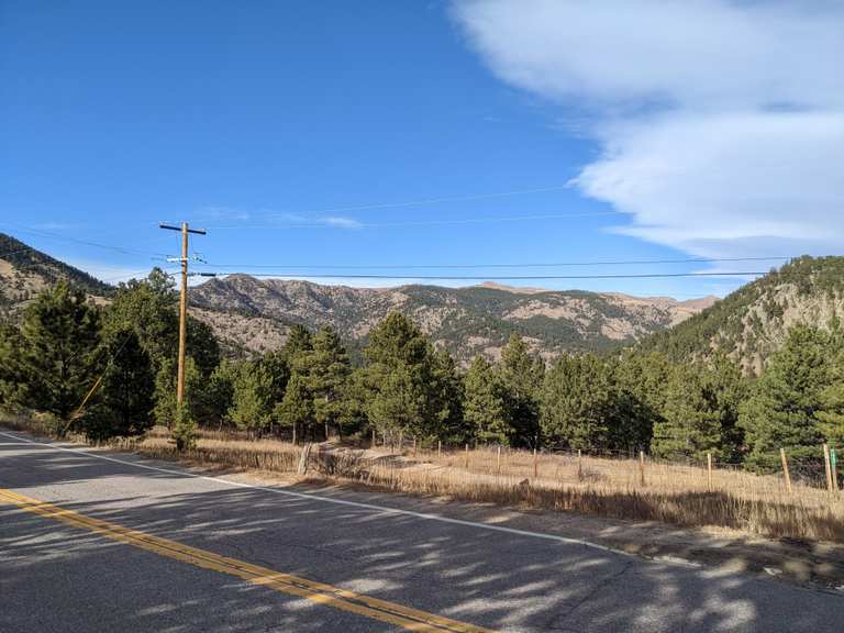 Ward, Lefthand Canyon, and Lee Hill loop from Pearl Street — Boulder ...