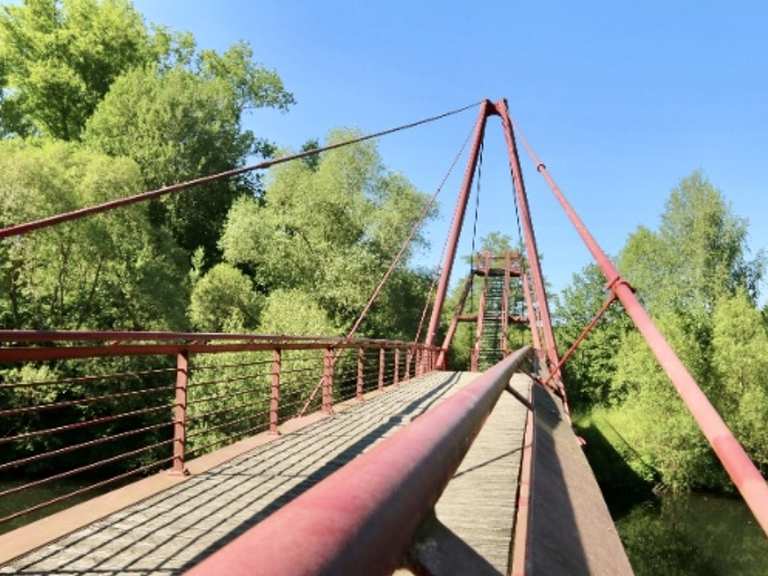 Brücke mit Aussichtsplattform - Mountain Bike Trails & Tracks | Komoot