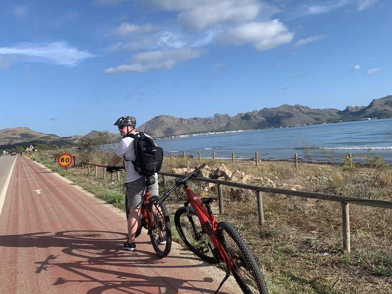 Bike lane from Port de Pollença to Alcúdia Cycle Routes and Map Komoot