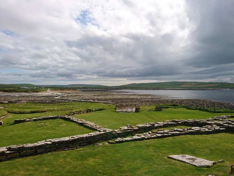 Brough of Birsay, tidal island Road Cycle Routes and Map Komoot