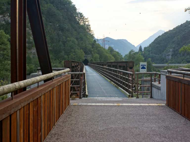 Chiusaforte Bahnhof Chiusaforte Runde von Resiutta Fahrradtour Komoot