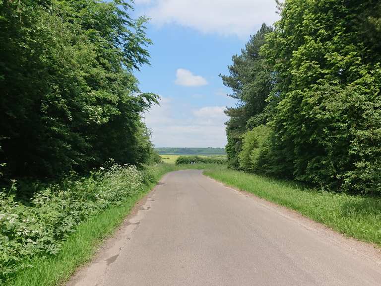 Market Rasen to Gerry Thurlow Cup Circuit Lincolnshire Wolds AONB road ride Komoot