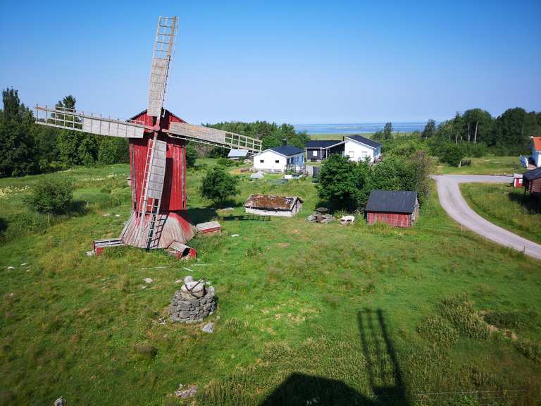 Windmühlen in Harrström Radtouren und Radwege komoot