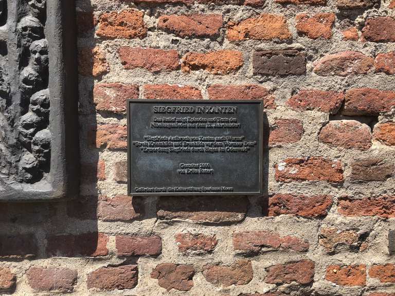 Relief siegfried s aufbruch von xanten nach worms radtouren und