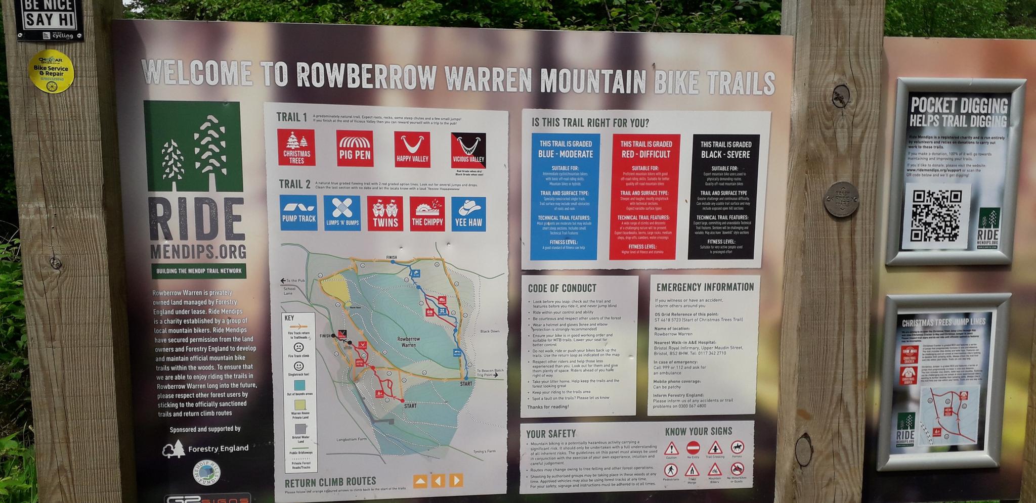 rowberrow warren mtb trails
