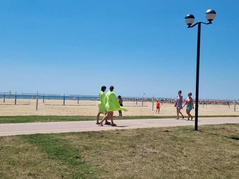 Lungolaguna Trento Bibione Faro Itinerario Ad Anello Da Lignano 