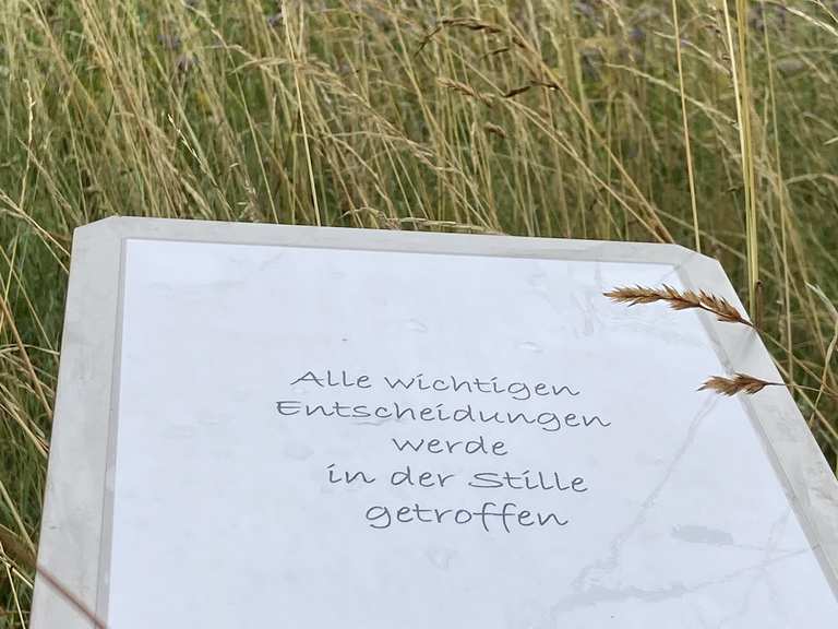 „Garten“ der Besinnung fietsroutes en kaart Komoot