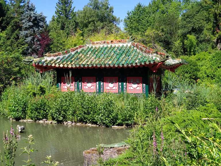 Asiatischer Garten in Münzesheim Wanderungen und Rundwege komoot