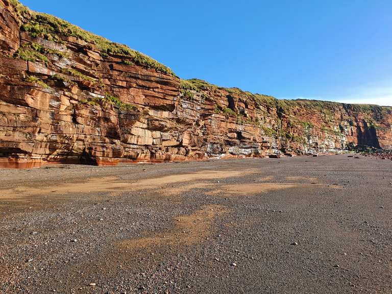 Fleswick Bay: Wanderungen und Rundwege | komoot