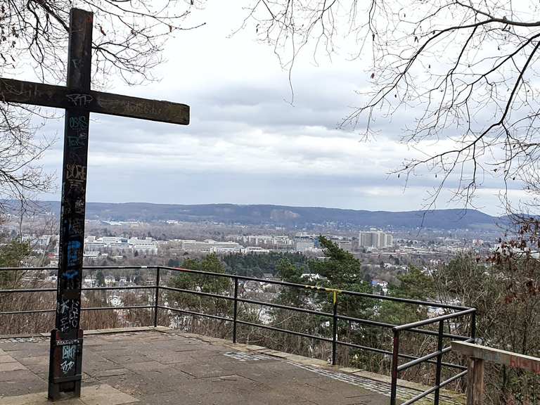 Komoot-Vorschau: View of the Siebengebirge and Bad Godesberg – Hiking & Cycling Routes | Komoot