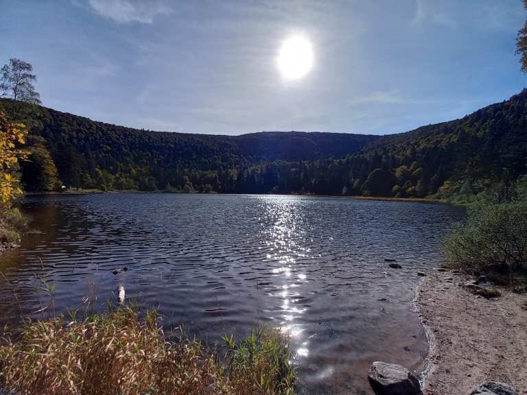 Lac de Blanchemer Lac de la Lande boucle au départ de La Sausse sortie à VTT Komoot