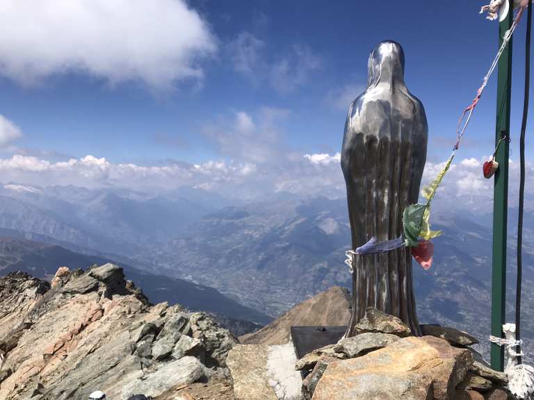 Sentiero per la Vetta del Monte Emilius dal Rifugio Arbolle ...