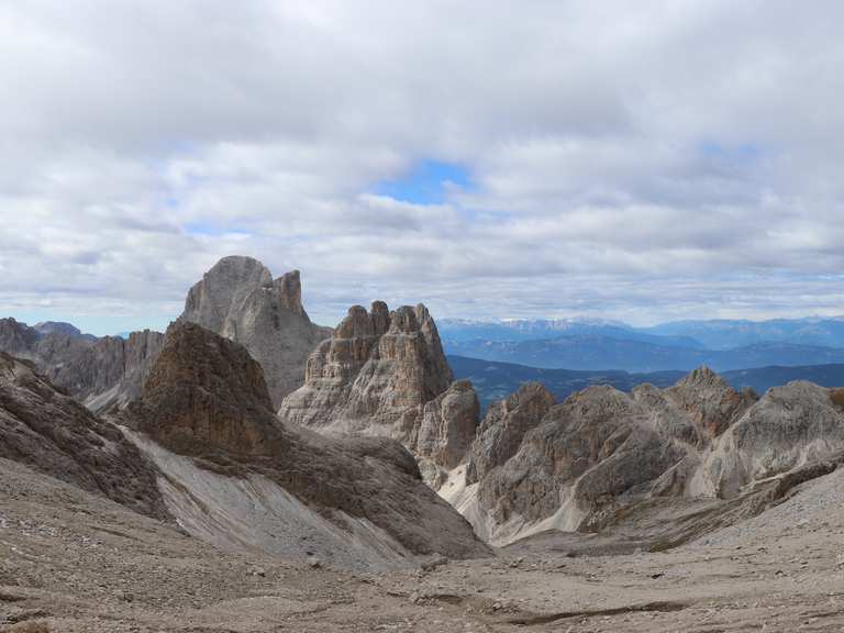 Anello Catinaccio / Torri del Vajolet Wanderungen und Rundwege komoot
