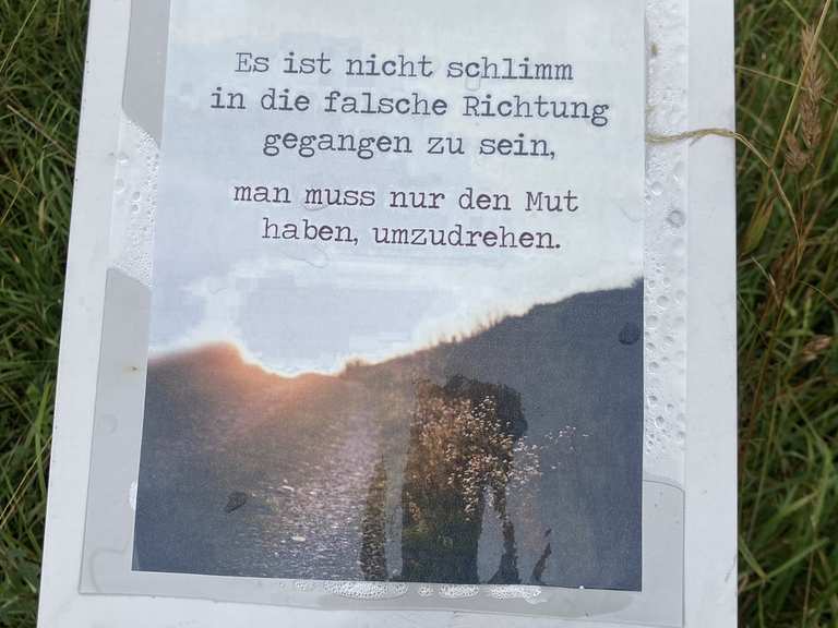 „Garten“ der Besinnung fietsroutes en kaart Komoot