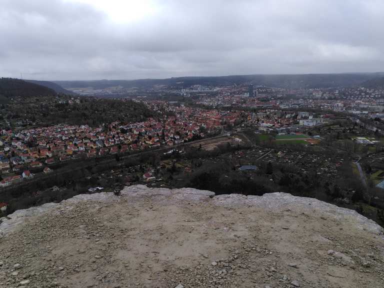 Mittlere Höhe Blick auf Jena Wanderungen und Rundwege komoot