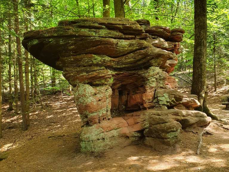 Felsformation „Teufelsschmiede” – Teufelstisch Hinterweidenthal Runde ...