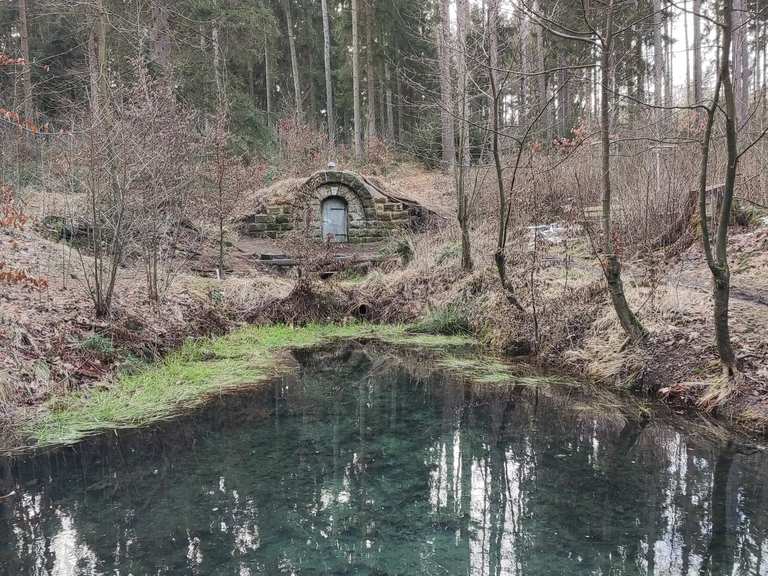 KneippAnlage Schlossteich Grillenburg Runde von Kurort Hartha